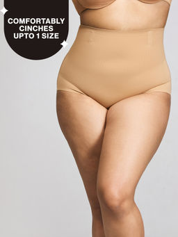 Nykd by Nykaa - InvisiBlelend™ Seamless High Waisted Shaping Brief NYSH36 Brown