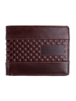 HiLEDER - Pure Crunch Leather Handmade Bifold Men's Wallet With 8 Card Slots Brown