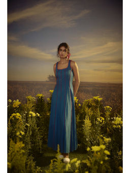 Nirmooha - Blue Twilight Tango Maxi Dress