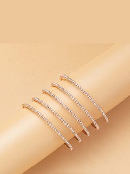 ANAQA JEWELS - Endless Coil Gold Bracelet