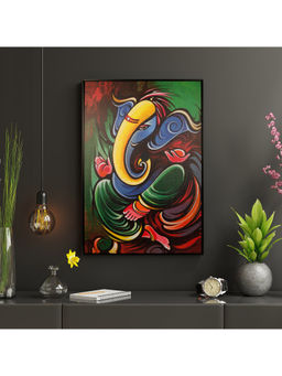 HomeTown - Devotion Synthetic Painting Multi-Color