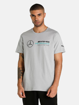 Puma - Mercedes AMG Petronas F1 Logo Mens Grey T-Shirt