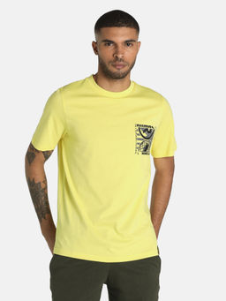Puma - INTL Mens Yellow T-Shirt