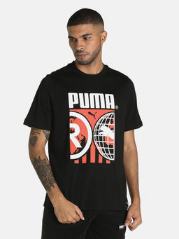 Puma - INTL Mens Black T-Shirt