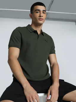 Puma - Ottoman Mens Olive Green Polo T-Shirt