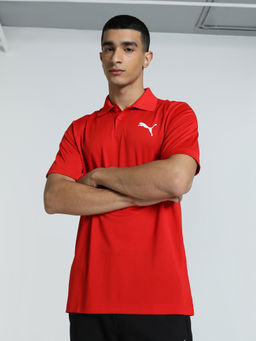 Puma - CR Team Mens Red Polo T-Shirt