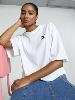 Puma - BETTER CLASSICS Oversized Womens White T-Shirt