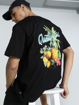 Puma - GRAPHICS Fruity Unisex Black T-Shirt