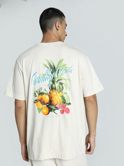 Puma - GRAPHICS Fruity Unisex Off White T-Shirt