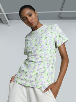 Puma - Womens Green T-Shirt