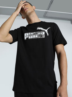 Puma - GRAPHICS No. 1 Logo Mens Black T-Shirt