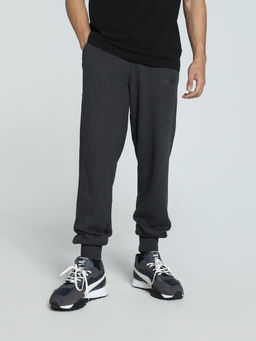 Puma - Essentials Logo TR CL Mens Dark Grey Joggers