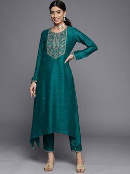 Libas - Green Embellished Kurta