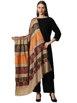 SWI STYLISH - Womens Wool Shawl -Beige