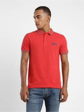 white polo t shirt red horse