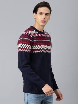 WOODLAND Sweater : Buy WOODLAND Woven Sweater Multi-Color Online | Nykaa  Fashion
