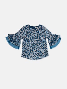 Gini & Jony - Girls Navy Blue Tops