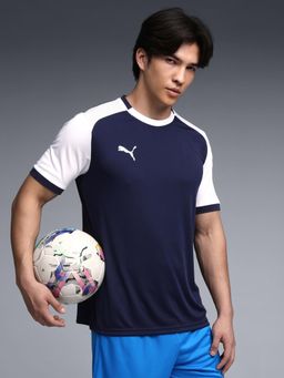 Puma - teamLIGA26 Men's Colorblock Matchday Football Jersey - Blue