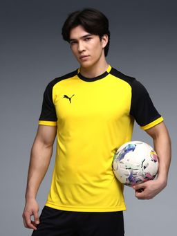 Puma - teamLIGA26 Men's Colorblock Matchday Football Jersey - Yellow