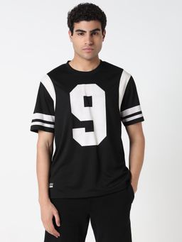 R&B - Men Black Oversized Fit T-Shirt