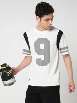 R&B - Men White Oversized Fit T-Shirt