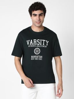 R&B - Men Green Casual T-Shirt