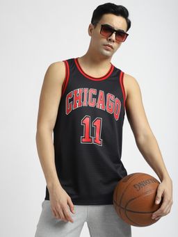 R&B - Men Black Casual T-Shirt