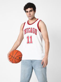 R&B - Men White Casual T-Shirt