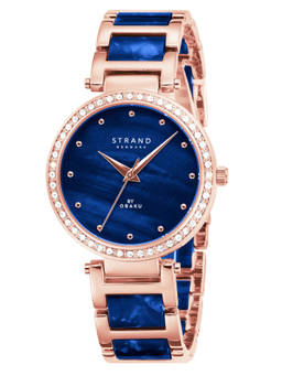 Strand by Obaku - Belle Mare Mop Dial Quartz Watch For Women (S713LXVLSL)
