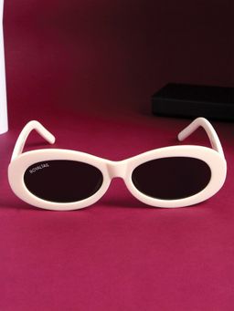 ROYALTAIL - Unisex Narrow Brown Full Rim Oval Retro Sunglasses-RT-SUNG-063 (55)