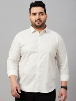 SHOWOFFFF - Men's Printed White Premium Shirt