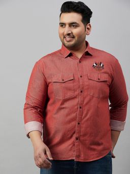 SHOWOFFFF - Men's Solid Red Premium Shirt