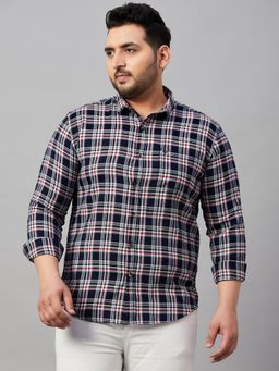 SHOWOFFFF - Men's Checked Black Classic Shirt