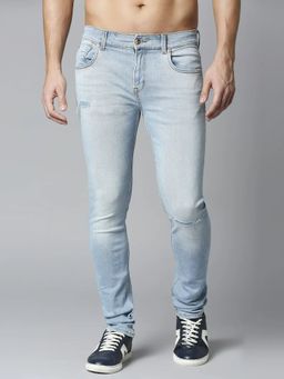 Spykar - Limited Edition Light Blue Slim Fit Premium Stretchable Denim For Men