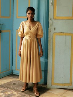 Malie - Beige Dune Dress