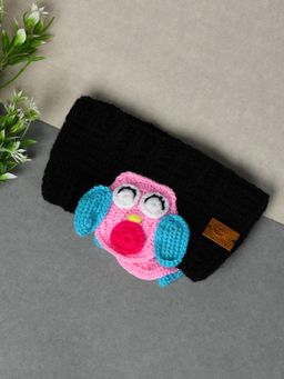 FUNKRAFTS - Black Woven Comfortable Fit Earmuff (7-12 Years)