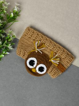 FUNKRAFTS - Brown Woven Comfortable Fit Earmuff (7-12 Years)