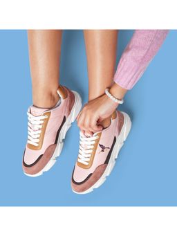 SOLETHREADS - Birdie Pink Colorblock Women Sneaker