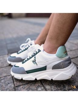 SOLETHREADS - Birdie Green Colorblock Women Sneaker