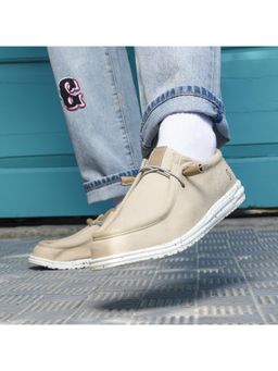 SOLETHREADS - Amigo Beige Solid Men Sneakers