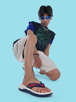 SOLETHREADS - Gorge White Solid Men Flipflops