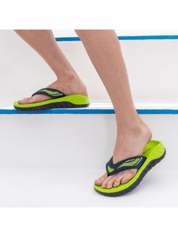 SOLETHREADS - Gorge Green Solid Men Flipflops