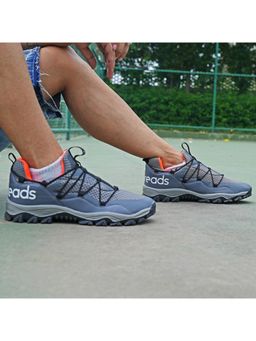 SOLETHREADS - Grit Solid Grey Men Sneakers