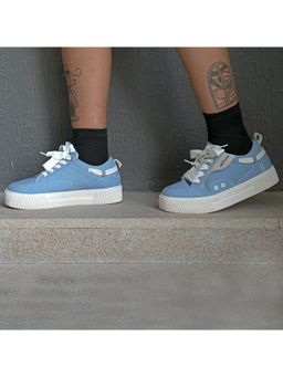 SOLETHREADS - Funk Solid Blue Women Sneakers