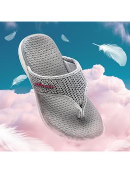 SOLETHREADS - Grace T Solid Grey Women Flipflops