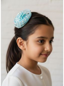 Choko - Soft Blue Pearl Petal Hairclip for Baby Girls