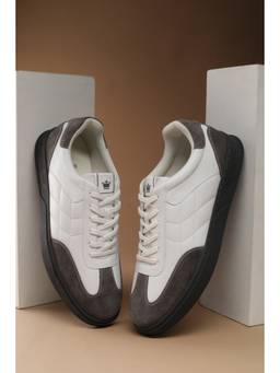 Louis Philippe - Men White Lace Up Sneakers