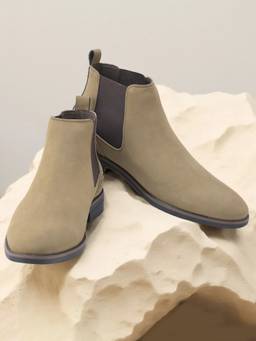 Cantabil - Chelsea Boots for Men - Beige