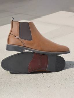 Cantabil - Chelsea Boots for Men - Tan