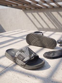 Cantabil - Men Grey Casual Sliders
